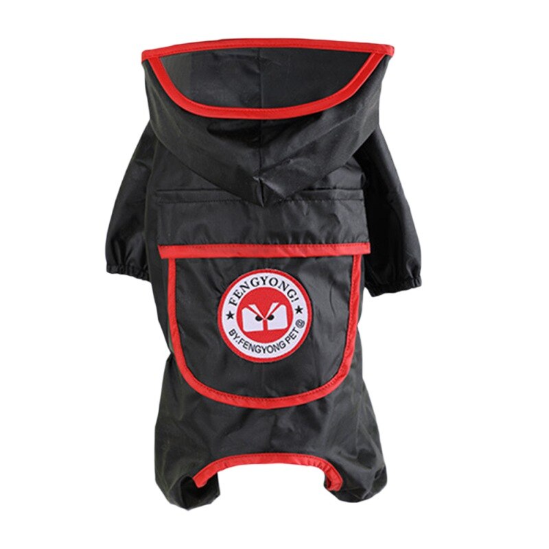 Reflective Dog Raincoat Outdoor Pet Clothes Dog Clothing Waterproof Jumpsuit Jacket Yorkie Poodle Bichon Hooded Rain Jacket