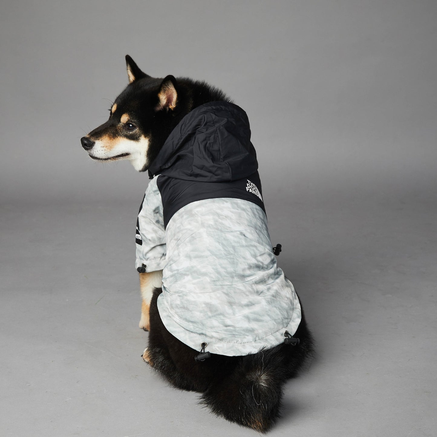 The Dog Face Windproof and Rainproof New Dog Large Dog Raincoat in the North, Dog Pet Cool Jacket