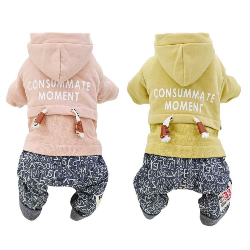 Winter Warm Dog Clothes Pet Dog Jumpsuit Jacket Coat Puppy Chihuahua Clothing Hoodies For Small Medium Dogs Puppy Outfit