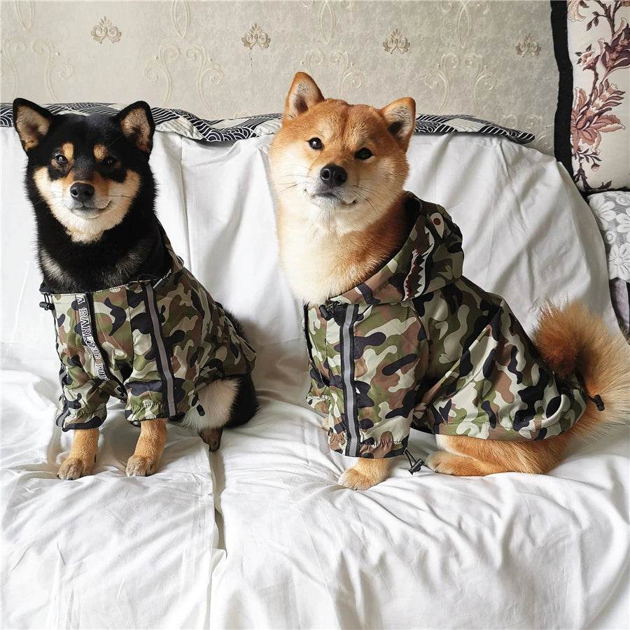 Paw-Tex Waterproof Dog Clothes - Jacket Sweater, Wind breaker Hoodie for Small Medium and Large Dog - Pet Clothing