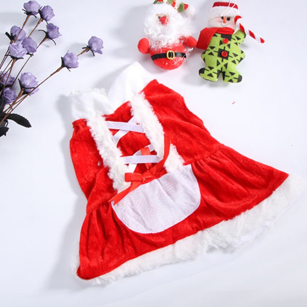 Santa Dog Costume Christmas Pet Clothes Winter Hoodie Coat Clothes Dog Dress Pet Chihuahua Yorkshire Poodle New Year Clothing