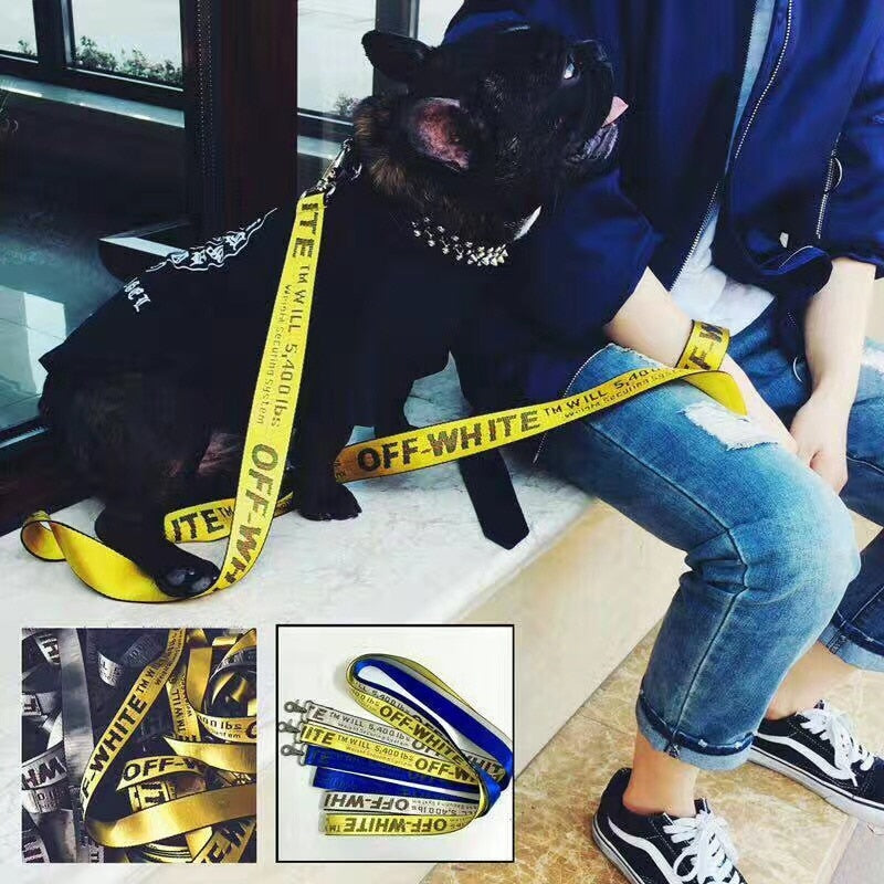 Off-White Hype Beast Ultra-Runway Collar Leash and Harness