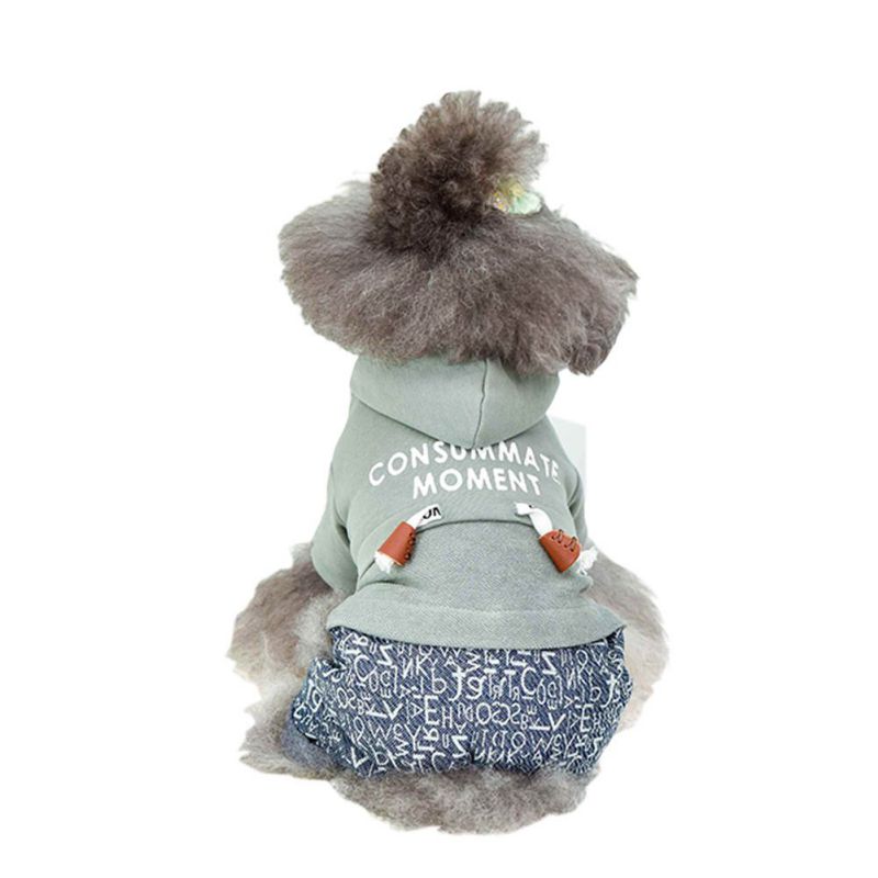 Winter Warm Dog Clothes Pet Dog Jumpsuit Jacket Coat Puppy Chihuahua Clothing Hoodies For Small Medium Dogs Puppy Outfit