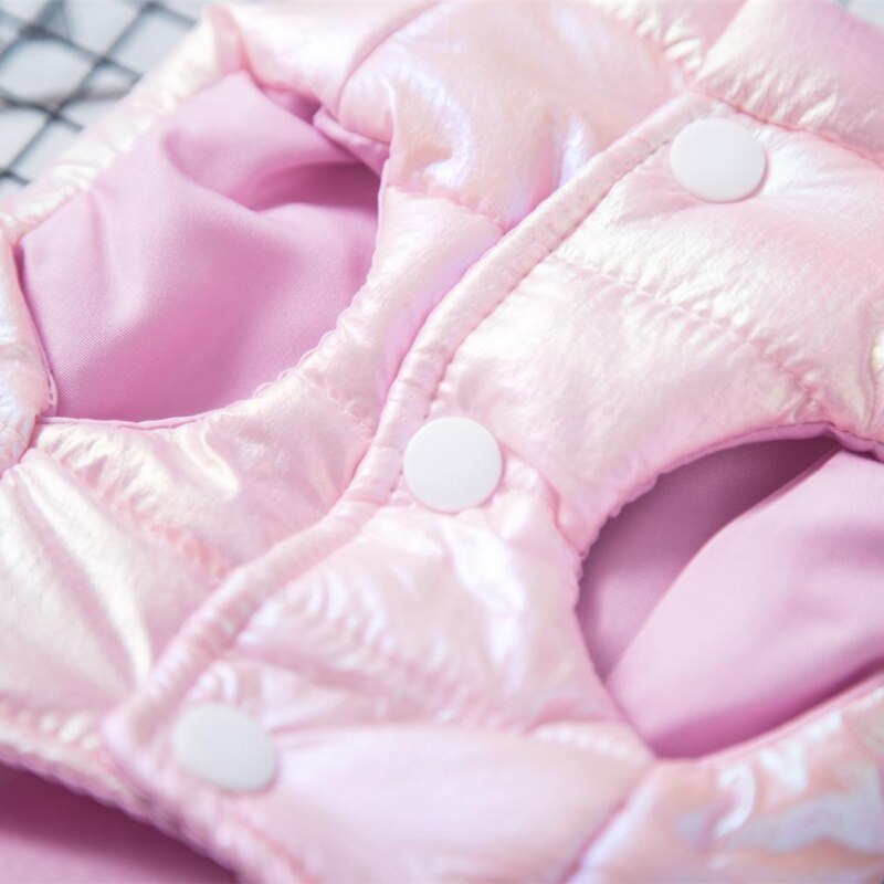 Mother of Pearl Waterproof Filled Fashion Puffer Vest Jacket