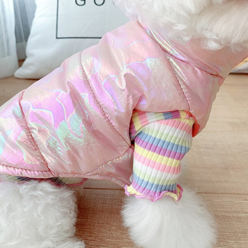 Mother of Pearl Waterproof Filled Fashion Puffer Vest Jacket