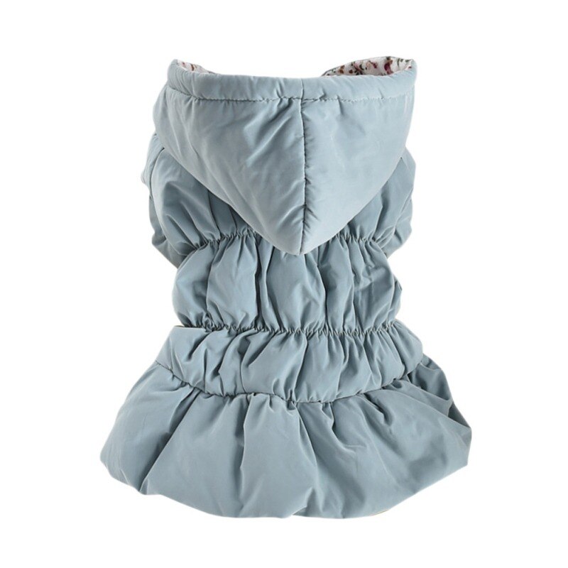 Winter Pet Princess Style Clothes Warm Pet Dog Tutu Dress Coat Hoodie Bubble Skirt Girl Dog Cat Coat Outfit Jacket Clothing