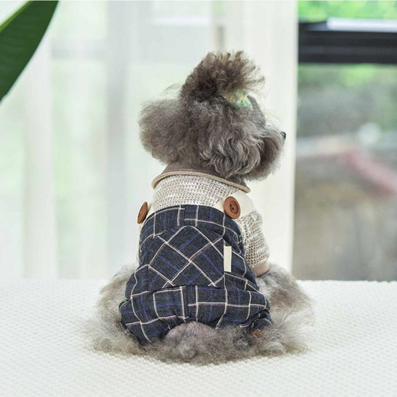 Dog Clothes Winter Warm Puppy Pet Jumpsuit Pet Dog Coats Hooded Dog Jacket Jumpsuits Chihuahua Yorkie Clothing Overalls Rompers