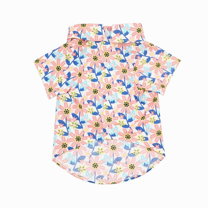 Bespoke Slimfit Daisy Darted Dog Shirt