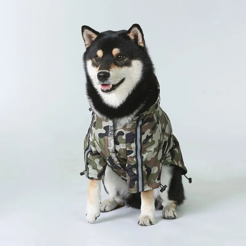 Paw-Tex Waterproof Dog Clothes - Jacket Sweater, Wind breaker Hoodie for Small Medium and Large Dog - Pet Clothing