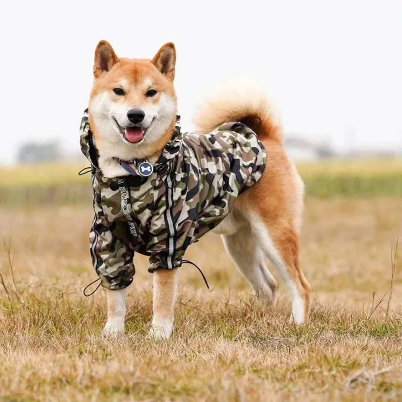 Paw-Tex Waterproof Dog Clothes - Jacket Sweater, Wind breaker Hoodie for Small Medium and Large Dog - Pet Clothing