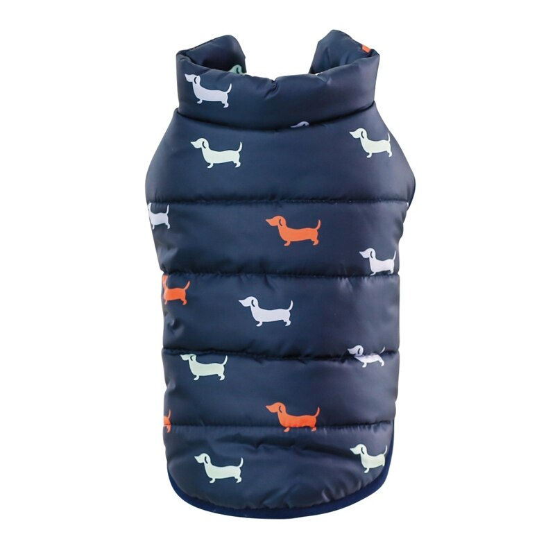 Winter Pet Clothes Puppy Outfit Warm Dog Vest Coat For Small Dogs Windproof Pets Dog Jacket Cotton Padded Chihuahua Apparel