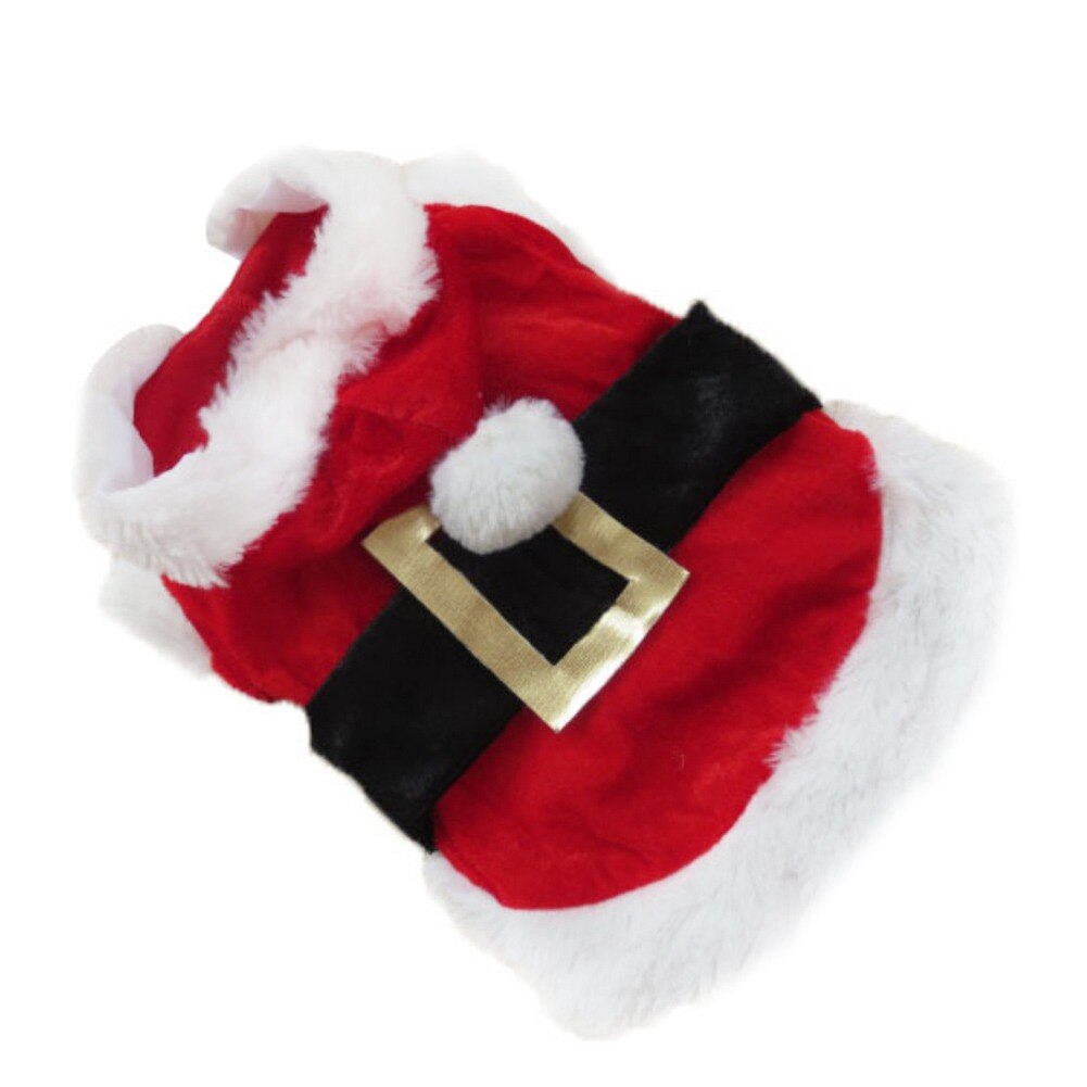 Santa Dog Costume Christmas Pet Clothes Winter Hoodie Coat Clothes Dog Dress Pet Chihuahua Yorkshire Poodle New Year Clothing