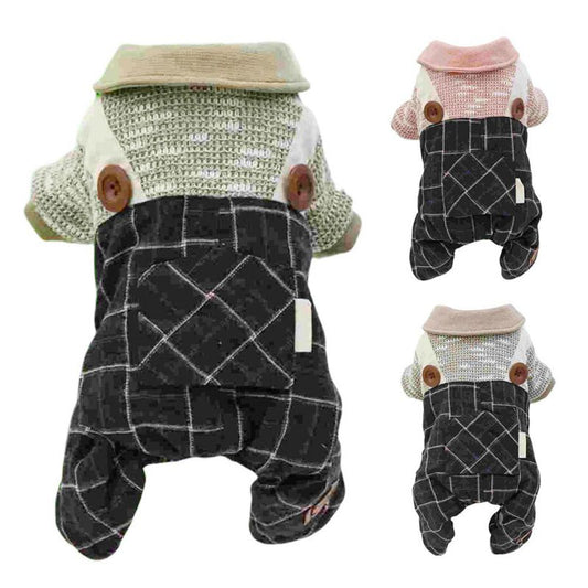 Dog Clothes Winter Warm Puppy Pet Jumpsuit Pet Dog Coats Hooded Dog Jacket Jumpsuits Chihuahua Yorkie Clothing Overalls Rompers