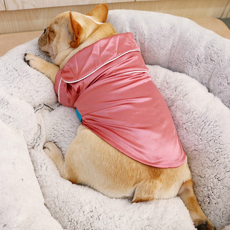 Satin French Dog Pajamas