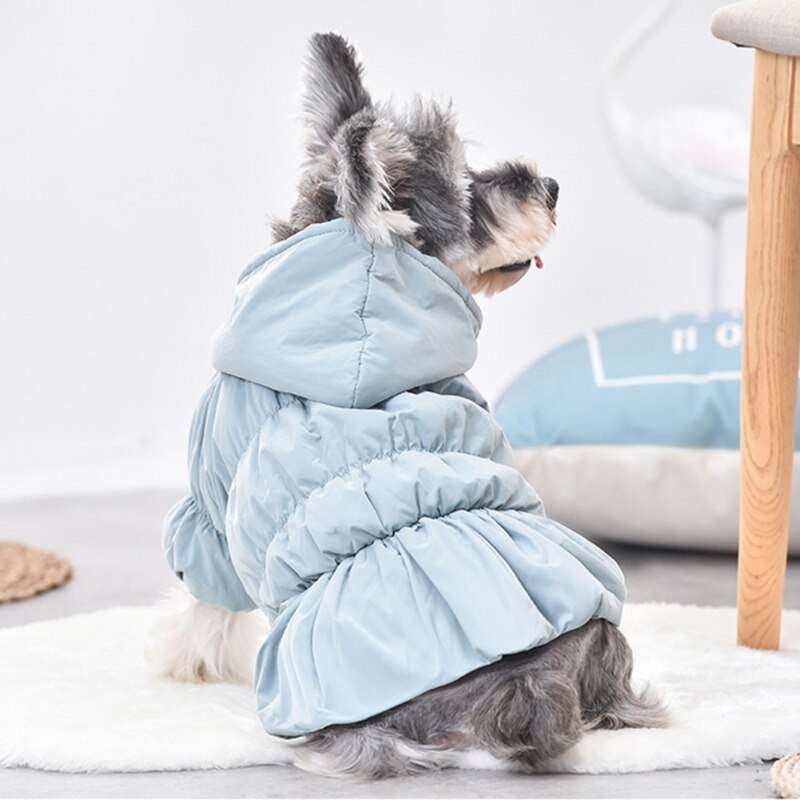 Winter Pet Princess Style Clothes Warm Pet Dog Tutu Dress Coat Hoodie Bubble Skirt Girl Dog Cat Coat Outfit Jacket Clothing