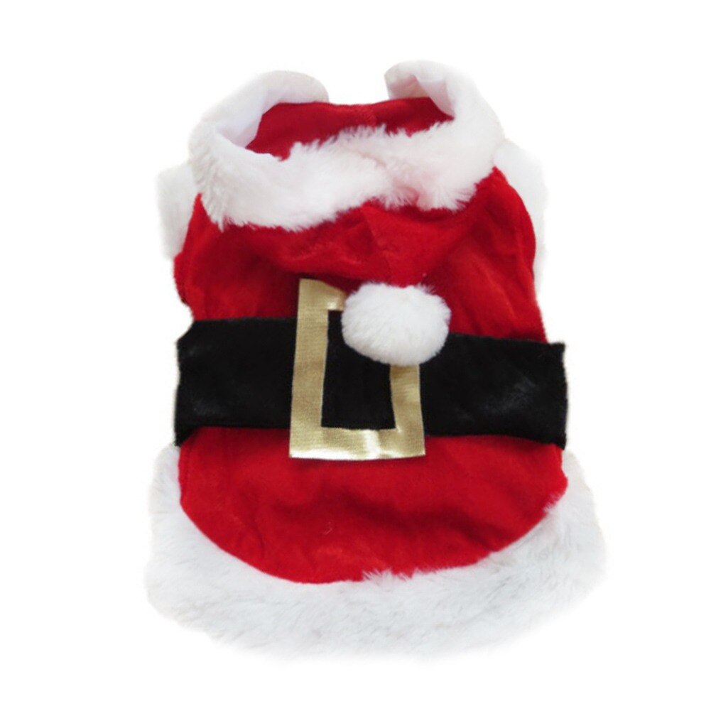 Santa Dog Costume Christmas Pet Clothes Winter Hoodie Coat Clothes Dog Dress Pet Chihuahua Yorkshire Poodle New Year Clothing