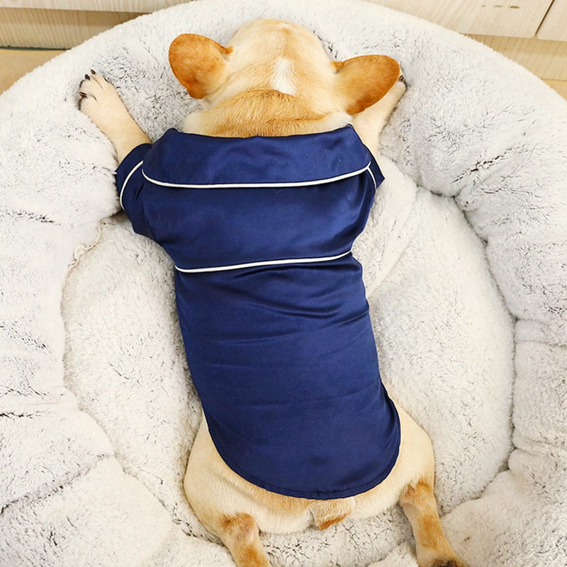Satin French Dog Pajamas